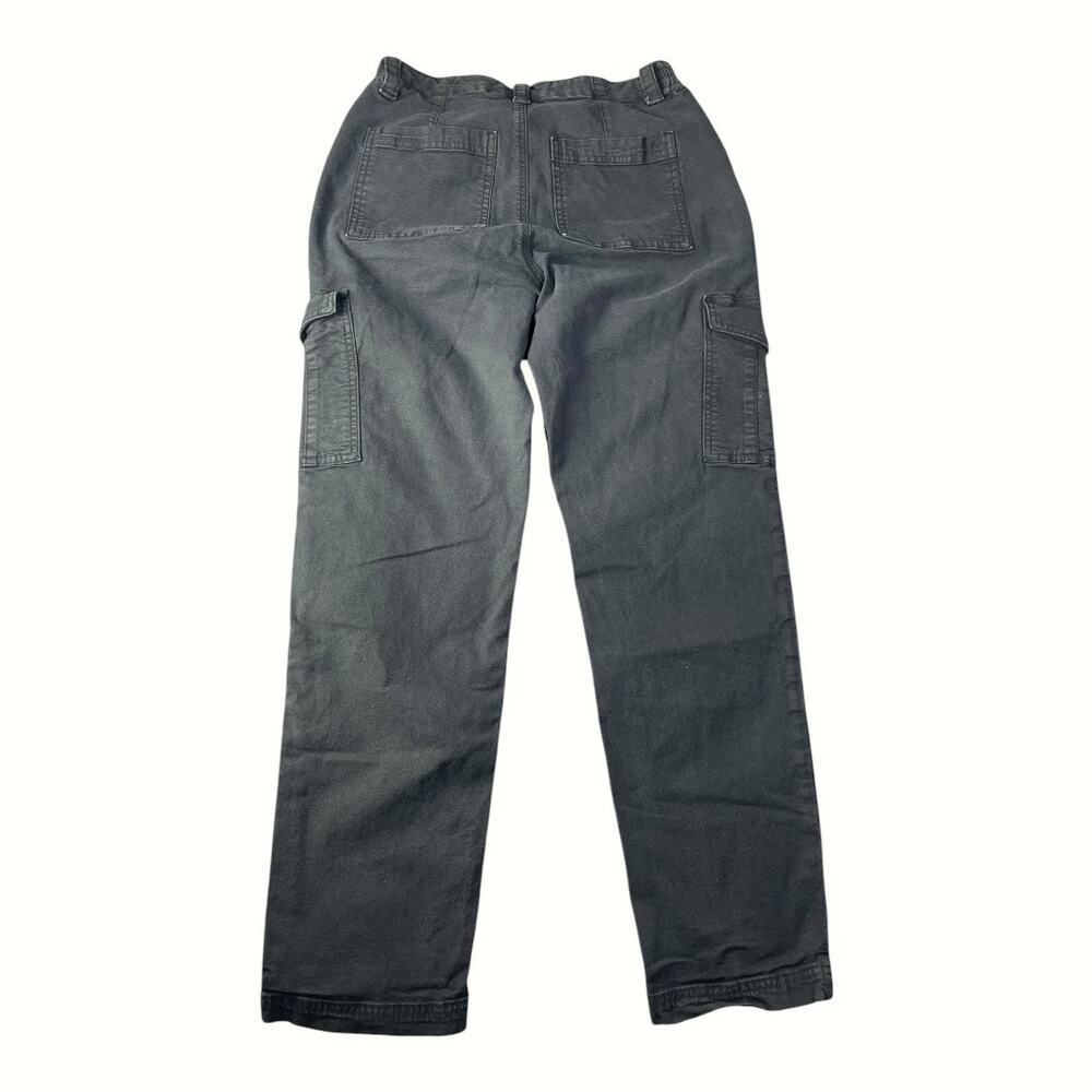 American Eagle Women’s Black Stretch Cargo Pants Size-4 Regular - Picture 3 of 3